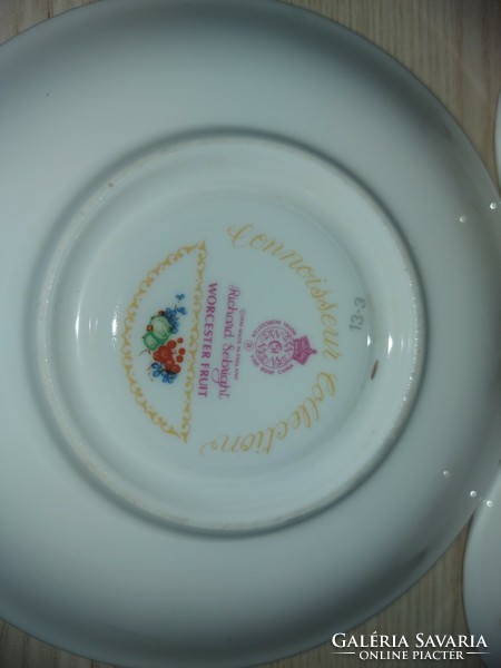 2 English porcelain mocha cups