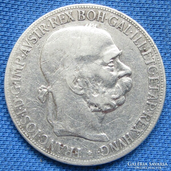 József Ferenc silver 5 crowns 1900