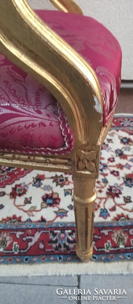 Neo-baroque gilded arm chair armchair. Negotiable!!