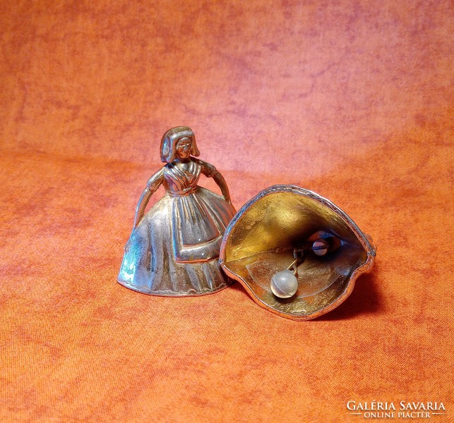 Victorian table maid bells, set of 2