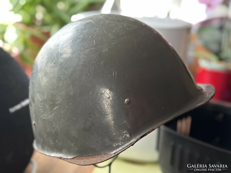 Old military helmet attic find