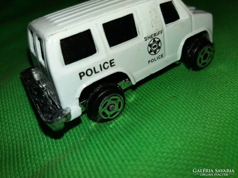 Retro fém POLICE rendőrségi modell - fém játék kisautó cc. 1 : 72 szép állapot a képek szerint
