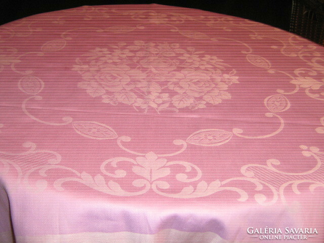 Beautiful vintage rosy purple damask pillowcase