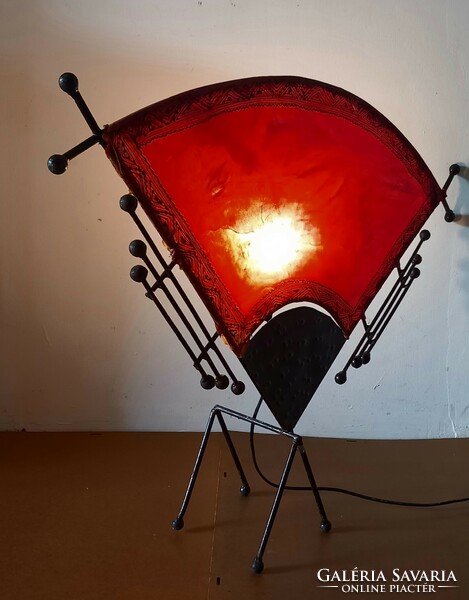 100 Cm design wrought iron leather lamp negotiable design