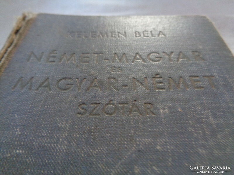 Kelemen Béla  : Német  / gót / _ Magyar , Magyar -Német  szótár ,     Atheneum  Kiadó