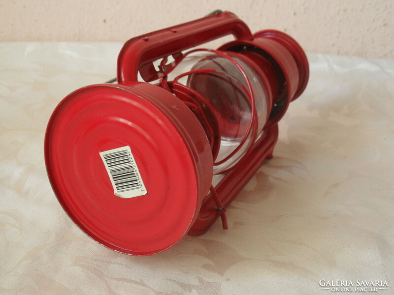 Red storm lamp (with candle)