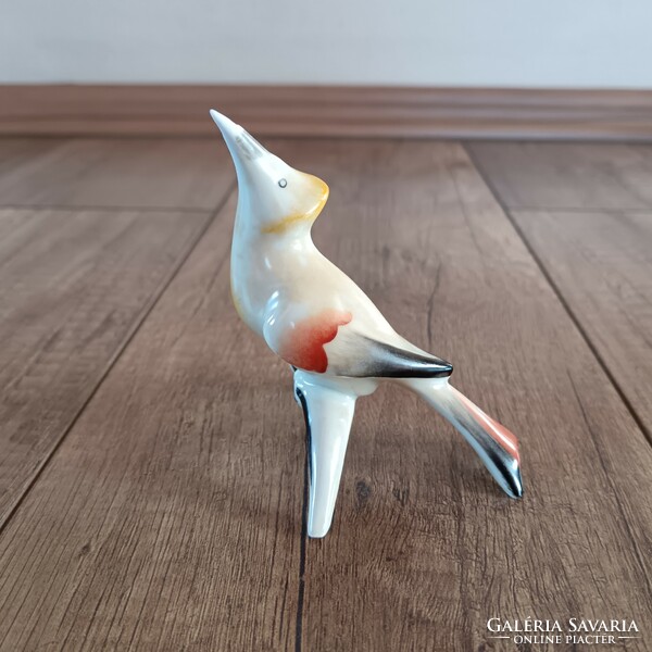 Rare retro Herend bird porcelain figure