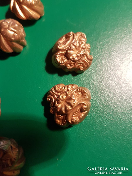 Old copper buttons