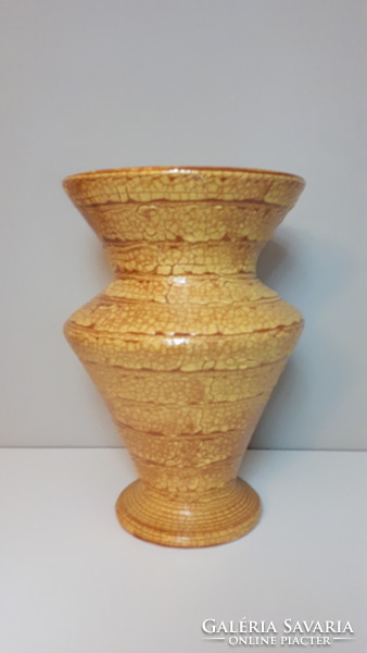 Hibátlan Gorka Géza art deco iparművészeti kerámia váza 22 cm