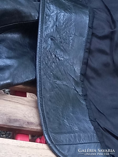 Vintage men's leather jacket, size 50