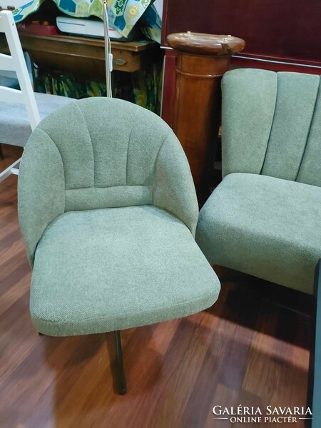 Retro set renovated, new sponge and upholstery