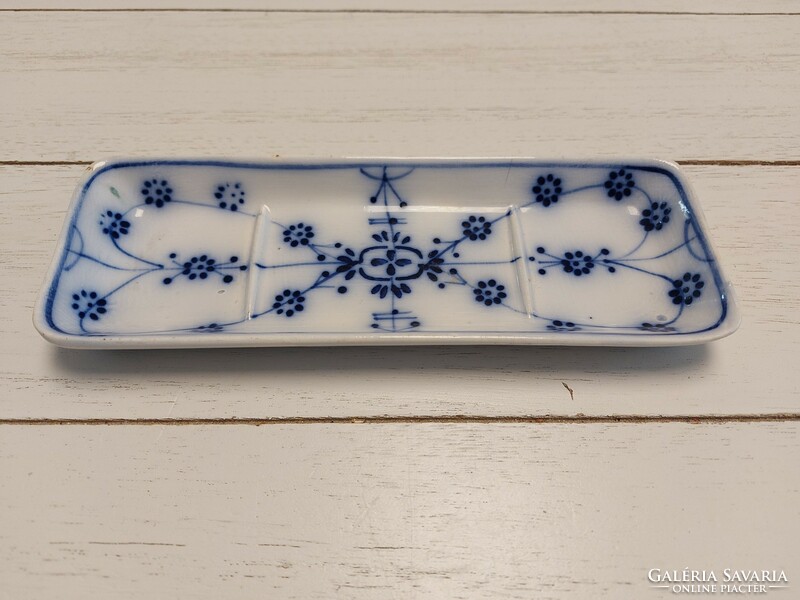 Antique Sarreguemines faience toothbrush holder