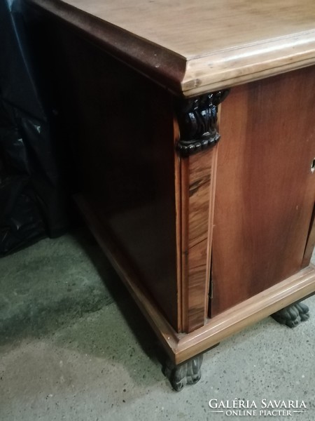 Old lion's claw desk