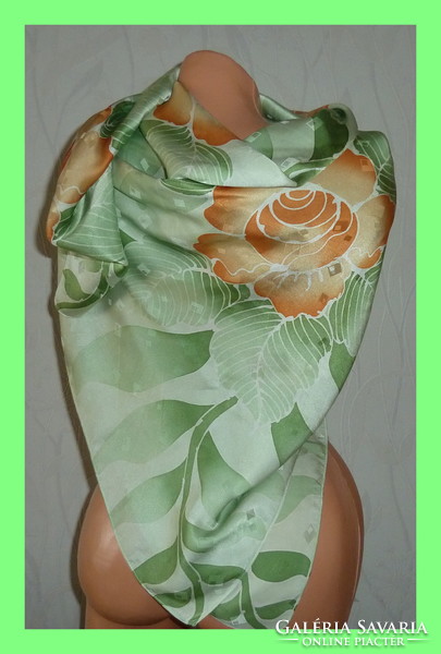 100% Real women's silk scarf made in Malaysia