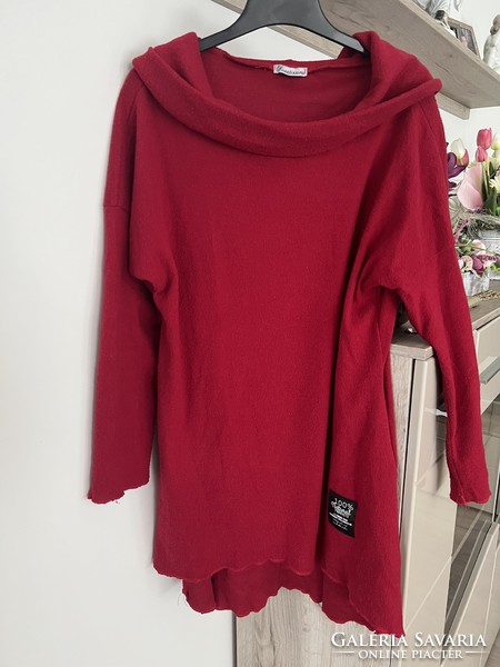Piros oversized tunika, ruha M/L