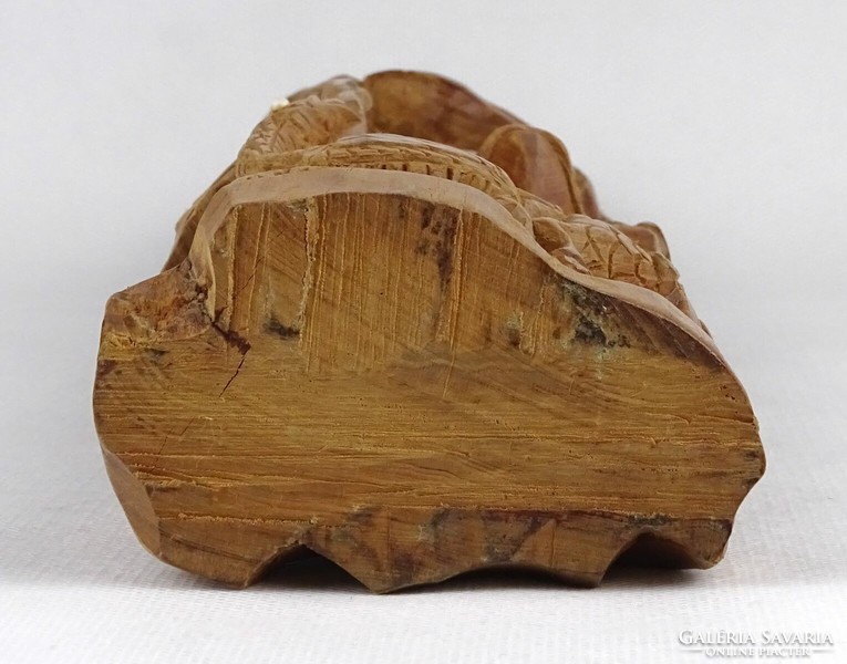 1P232 Kínai keleti bölcs fafaragvány fafaragás 35 cm