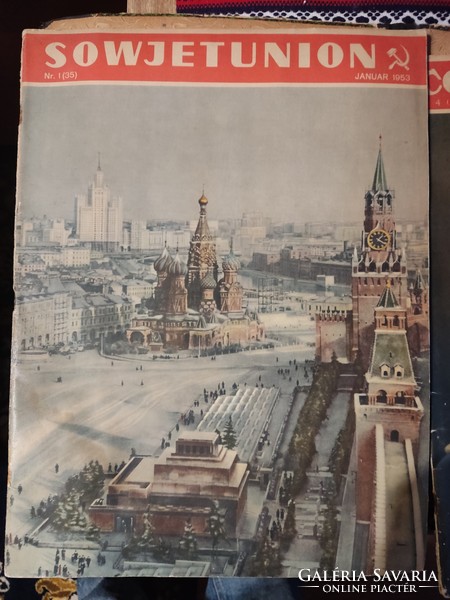 Sowjetunion newspaper 1953 Soviet Russian