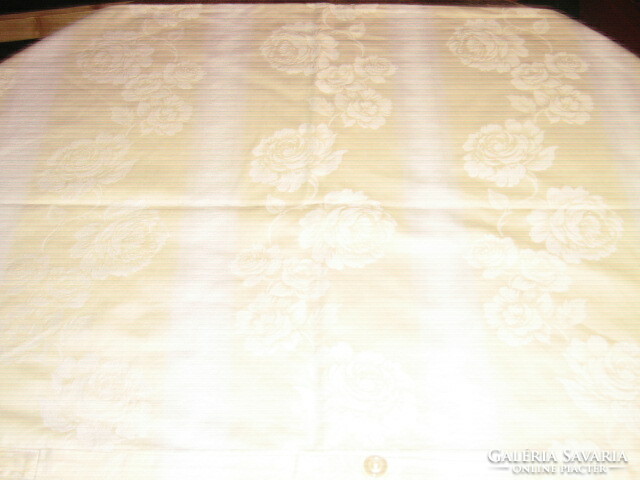 Beautiful vintage rosy damask pillowcase