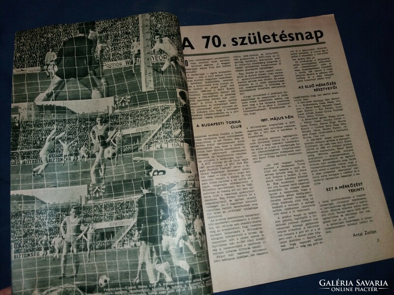 1967.május LABDARÚGÁS magyar labdarúgó újság magazin a képek szerint