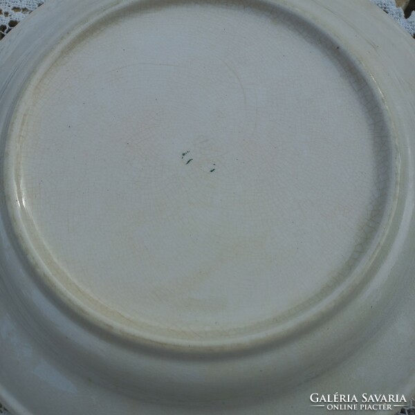 Old faience - thicker - plate