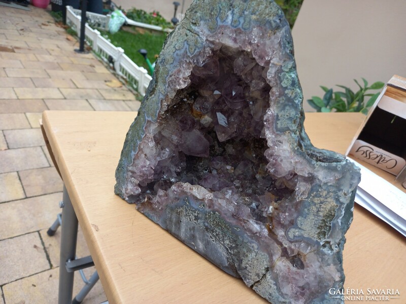 Powerful!! 3.5 kg amethyst geode for sale from Brazil