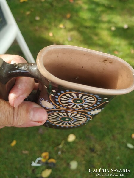 Retro ceramic bath cup, tough cup 2 pieces for sale!