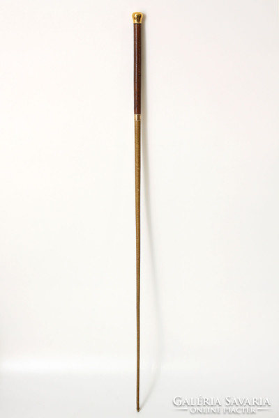 Antique 14k gold riding stick 80cm | dressage pole walking stick walking stick