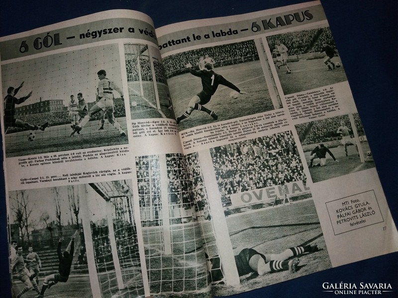 1967.április LABDARÚGÁS magyar labdarúgó újság magazin a képek szerint