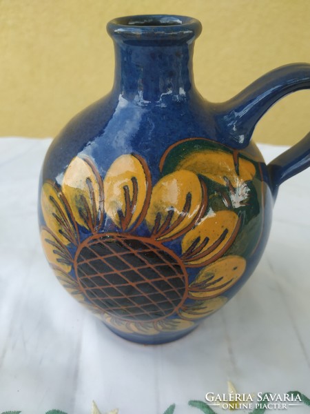 Sunflower ceramic jug and water bottle for sale!