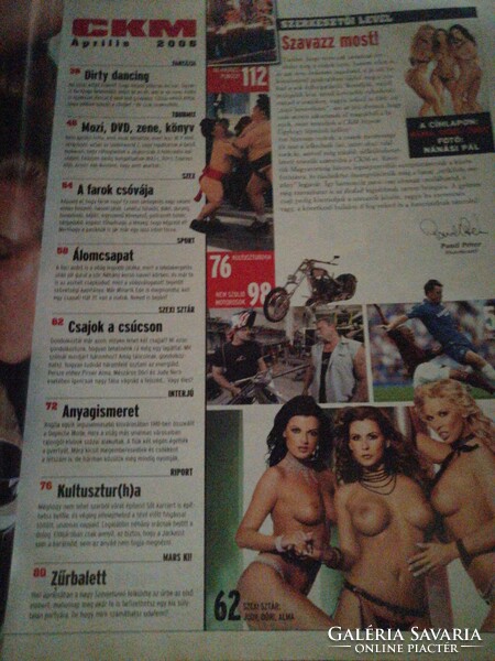 Ckm men's magazine 2006.Apr.