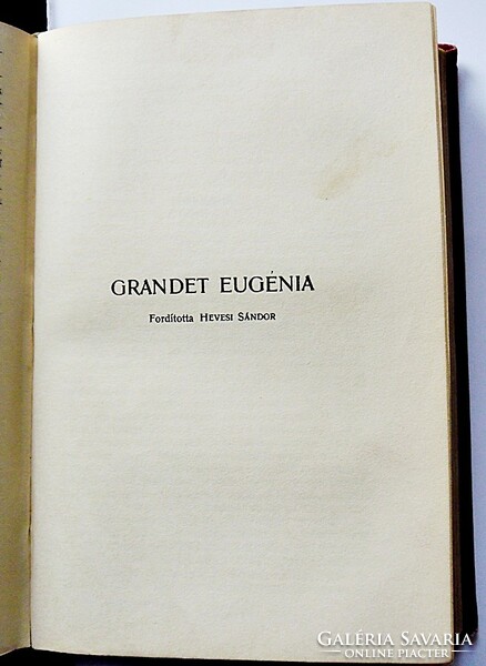 Balzac: Goriot apó, Grandet Eugénia (1904, Révai)