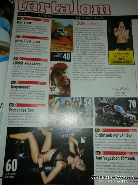 CKM férfi magazin 2011.jan.