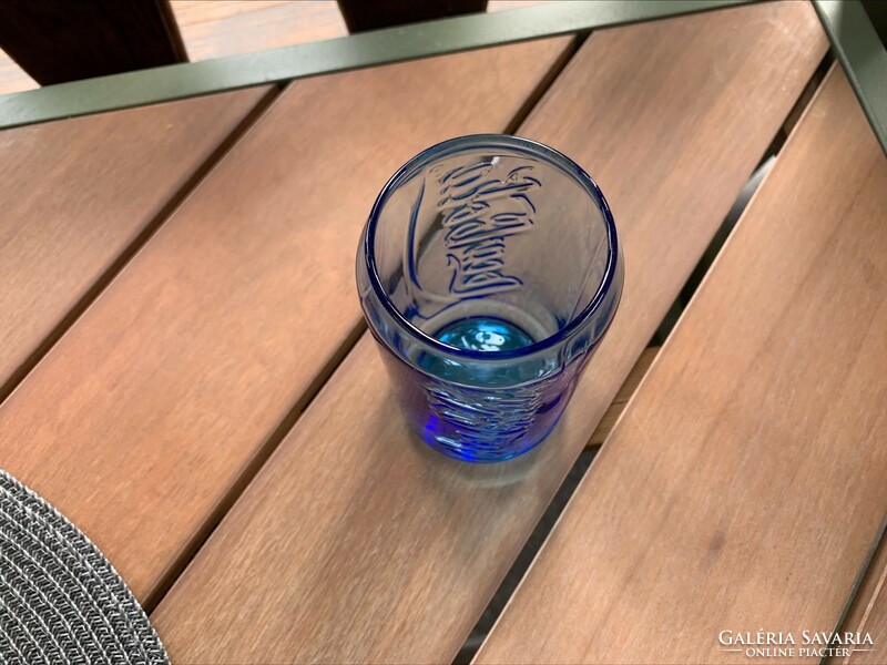 Coca Cola üveg pohár, kék