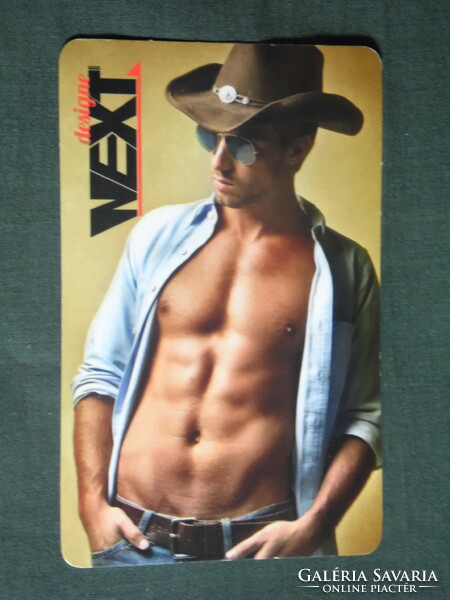 Card calendar, next men's clothing, Debrecen, erotic male model, 2015, (1)