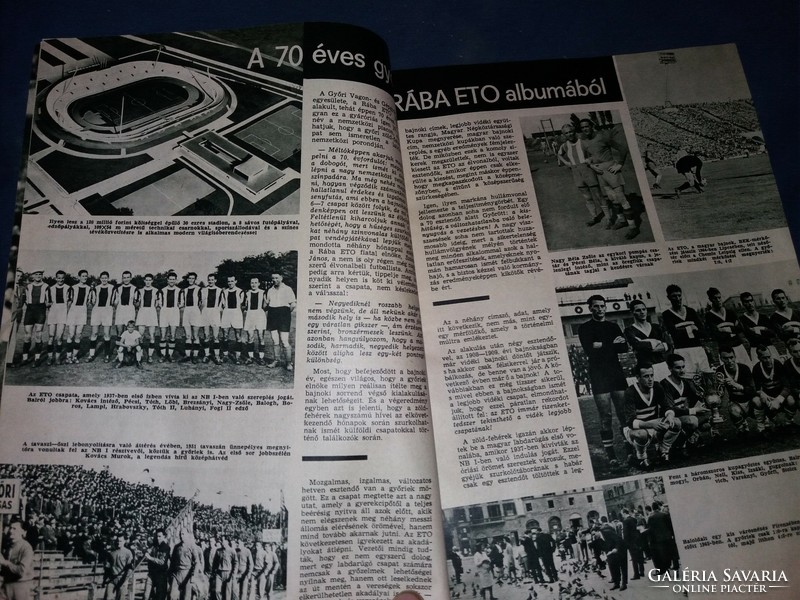 1974.június LABDARÚGÁS magyar labdarúgó újság magazin a képek szerint