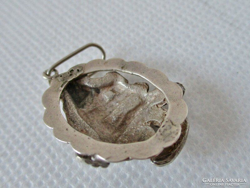 Beautiful old siva silver pendant