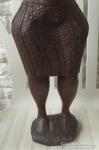 African wooden female statue for sale!