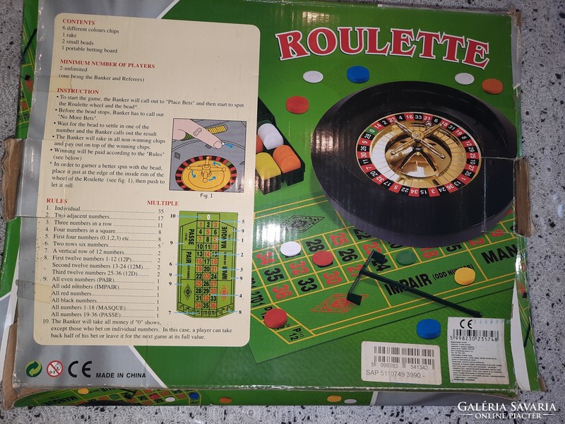 Roulette társasjáték, Alkudható