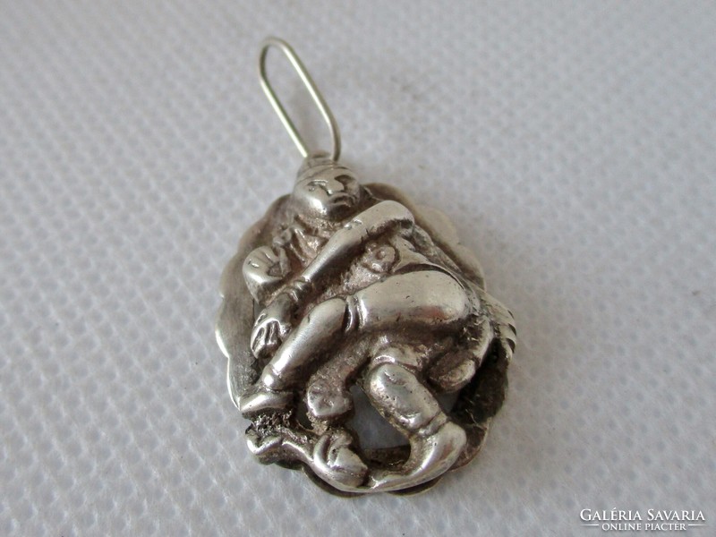 Beautiful old siva silver pendant