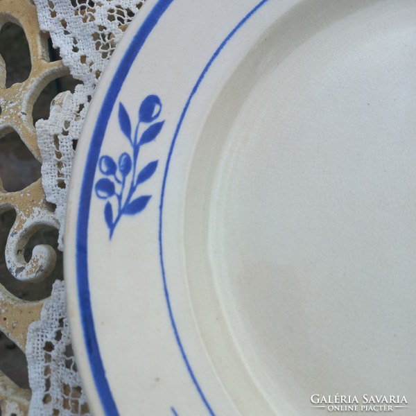 Old faience - thicker - plate