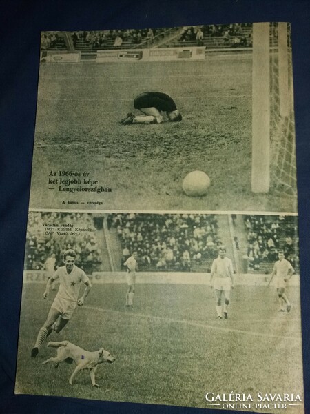 1967. február LABDARÚGÁS magyar labdarúgó újság magazin a képek szerint