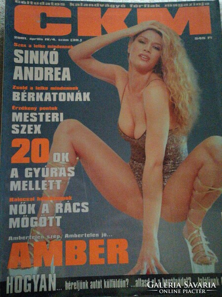 Ckm men's magazine 2001.Apr.