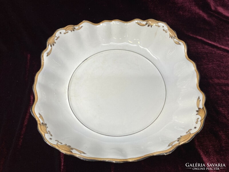 Antique 1858 alt wien, marked porcelain bowl with gilded edges, offering