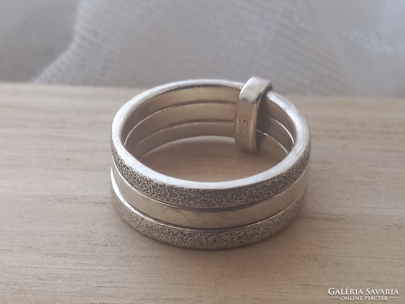 Women's (3-piece) silver ring