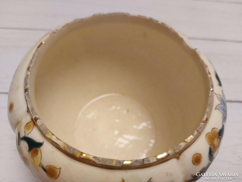 Antik Zsolnay porcelán kaspó