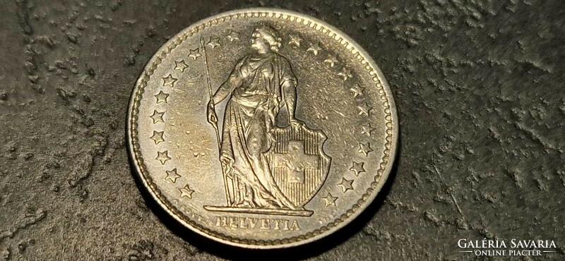 Switzerland 2 francs, 1976.