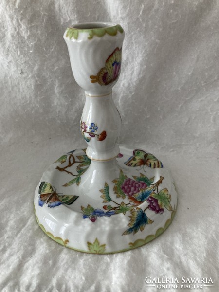 Herend porcelain lamp / with Victoria pattern decor