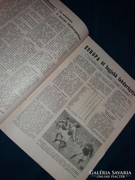 1960. január LABDARÚGÁS magyar labdarúgó újság magazin a képek szerint