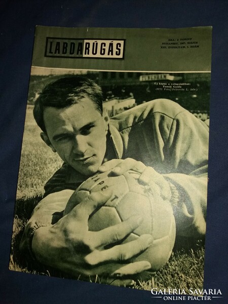 1967.május LABDARÚGÁS magyar labdarúgó újság magazin a képek szerint