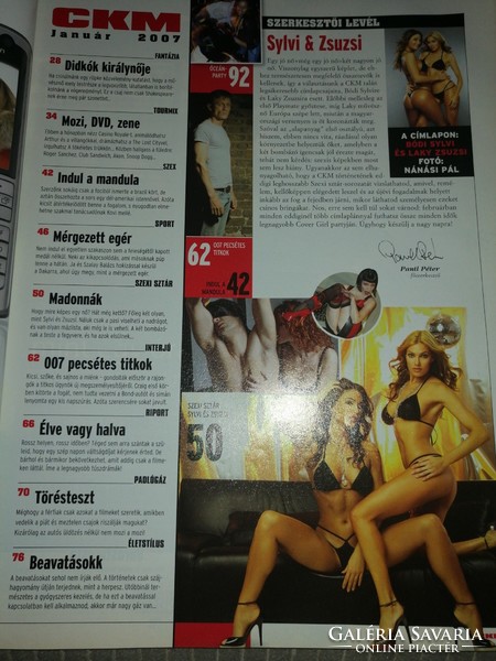 CKM férfi magazin 2007.jan.